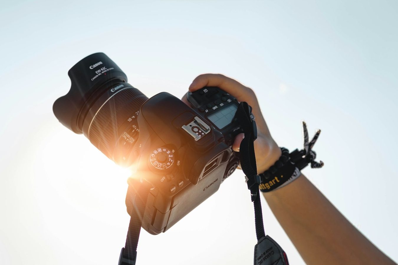 A camera on a workbench — Unsplash stock, not a client shoot